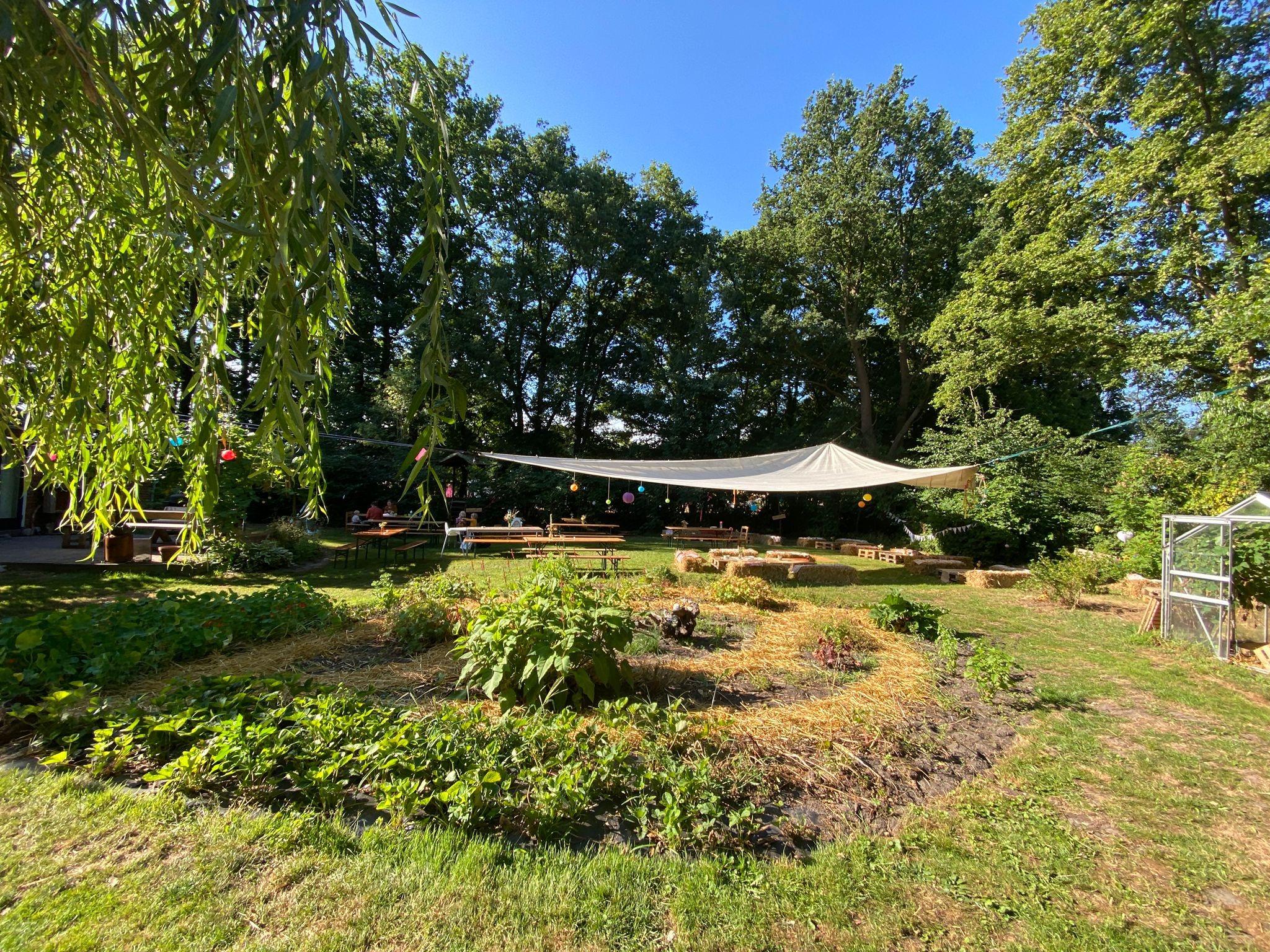 Organiseren in de tuin bij Ecoase